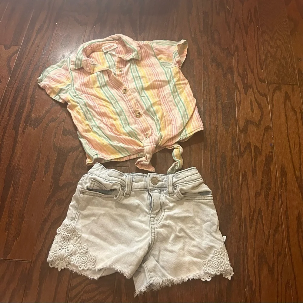 Girls Top n short target bundle